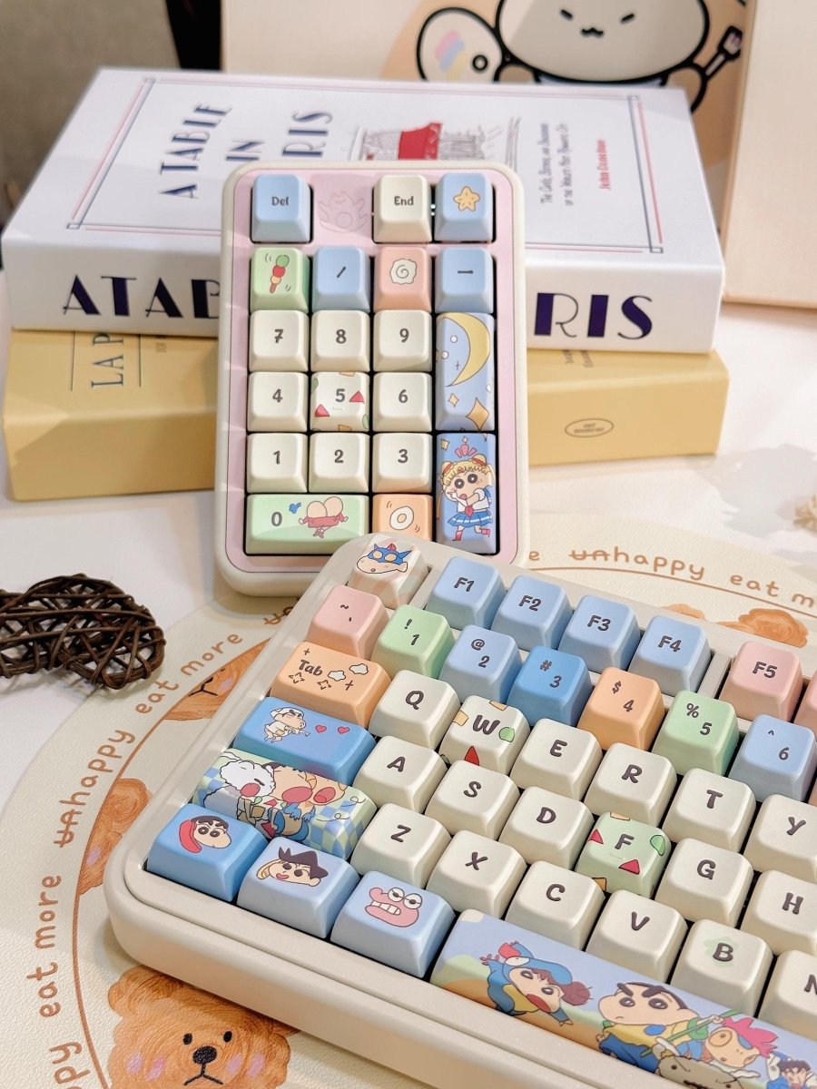 Cute Crayon Shin-Chan Theme Keycap Set