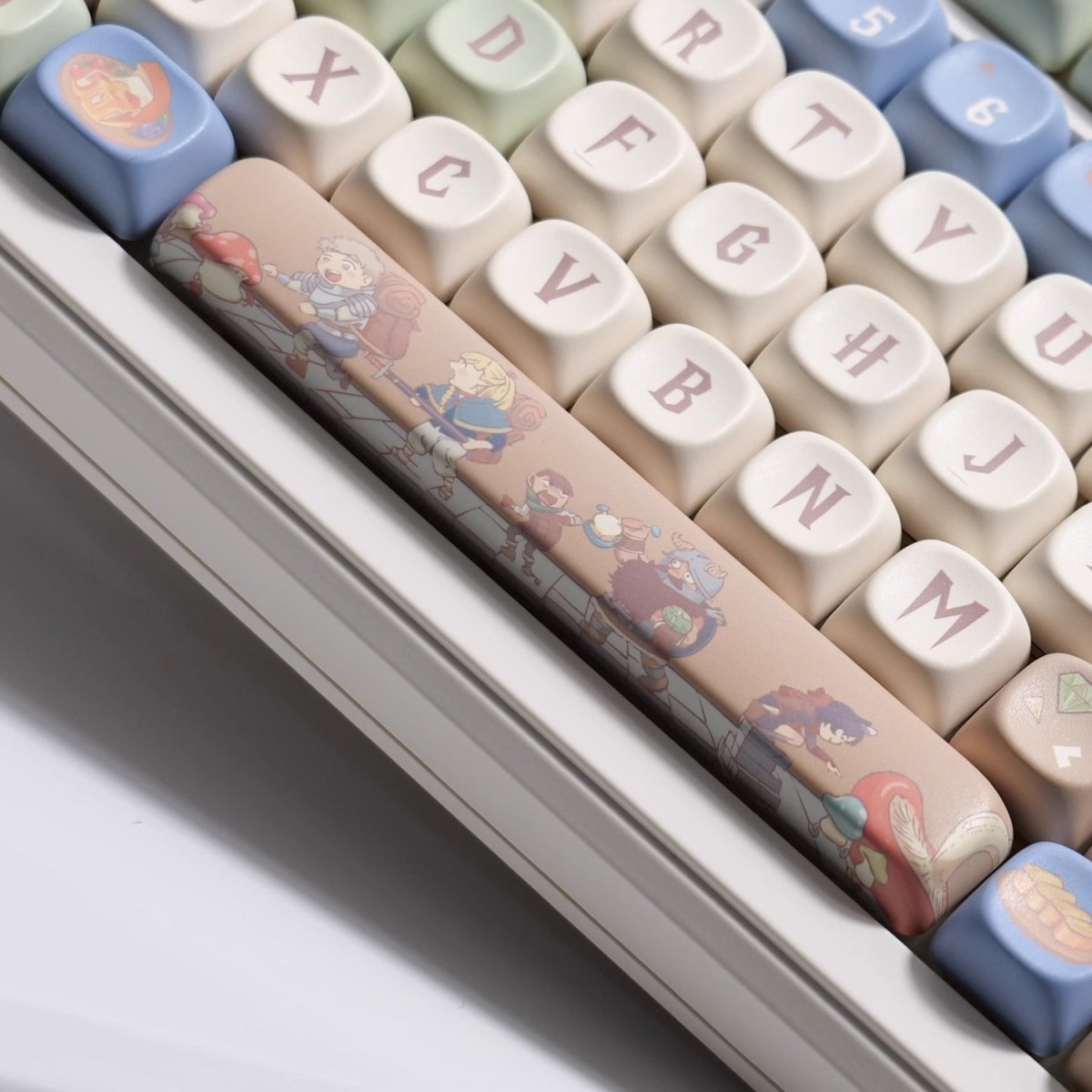 Cute Delicious in Dungeon Theme Anime Keycap Set