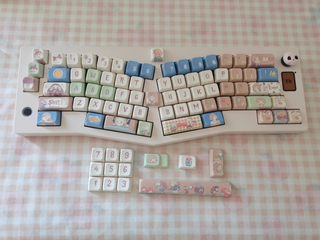 Cute Delicious in Dungeon Theme Anime Keycap Set
