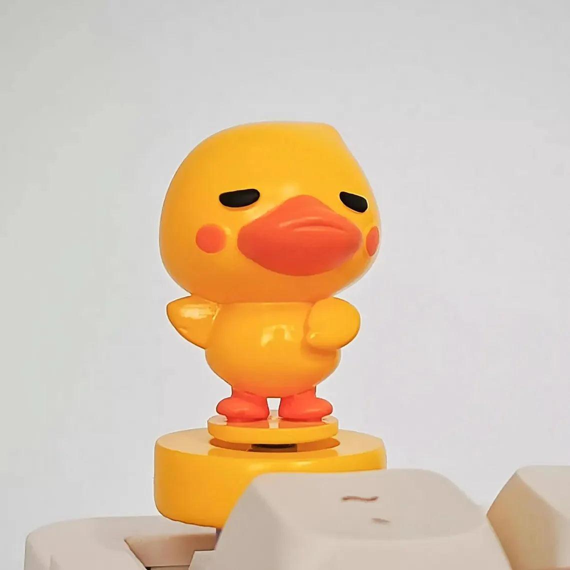 Cute Duck Theme Artisan Resin 3D Keycap