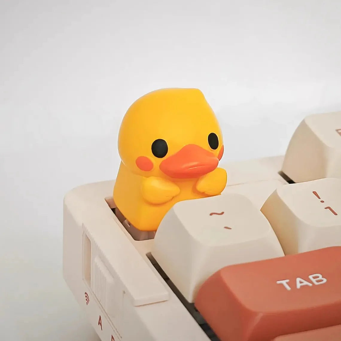 Cute Duck Theme Artisan Resin 3D Keycap