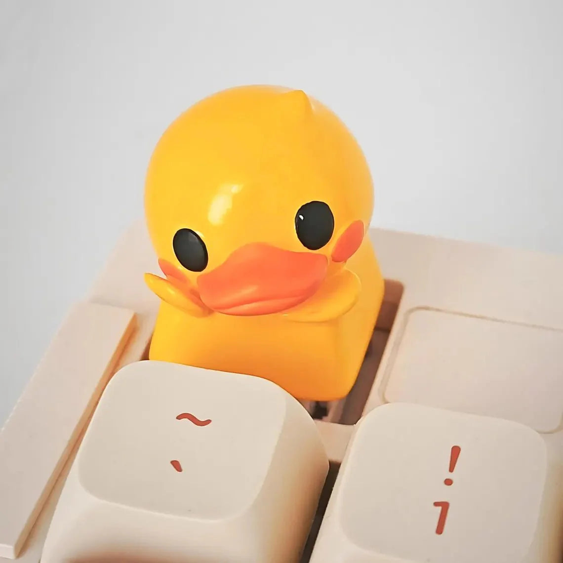 Cute Duck Theme Artisan Resin 3D Keycap