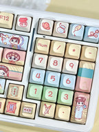 Cute Empress Cat Theme Artisan Keycap Set