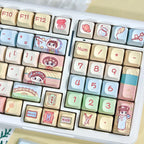 Cute Empress Cat Theme Artisan Keycap Set