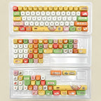 Cute Foodie Feast Theme Artisan Keycap Set