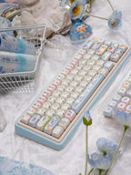 Cute Funny Emote Bear Theme Keycap Set