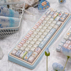 Cute Funny Emote Bear Theme Keycap Set