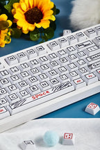 Cute Graffiti Theme PBT XDA Keycap Set