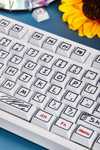 Cute Graffiti Theme PBT XDA Keycap Set