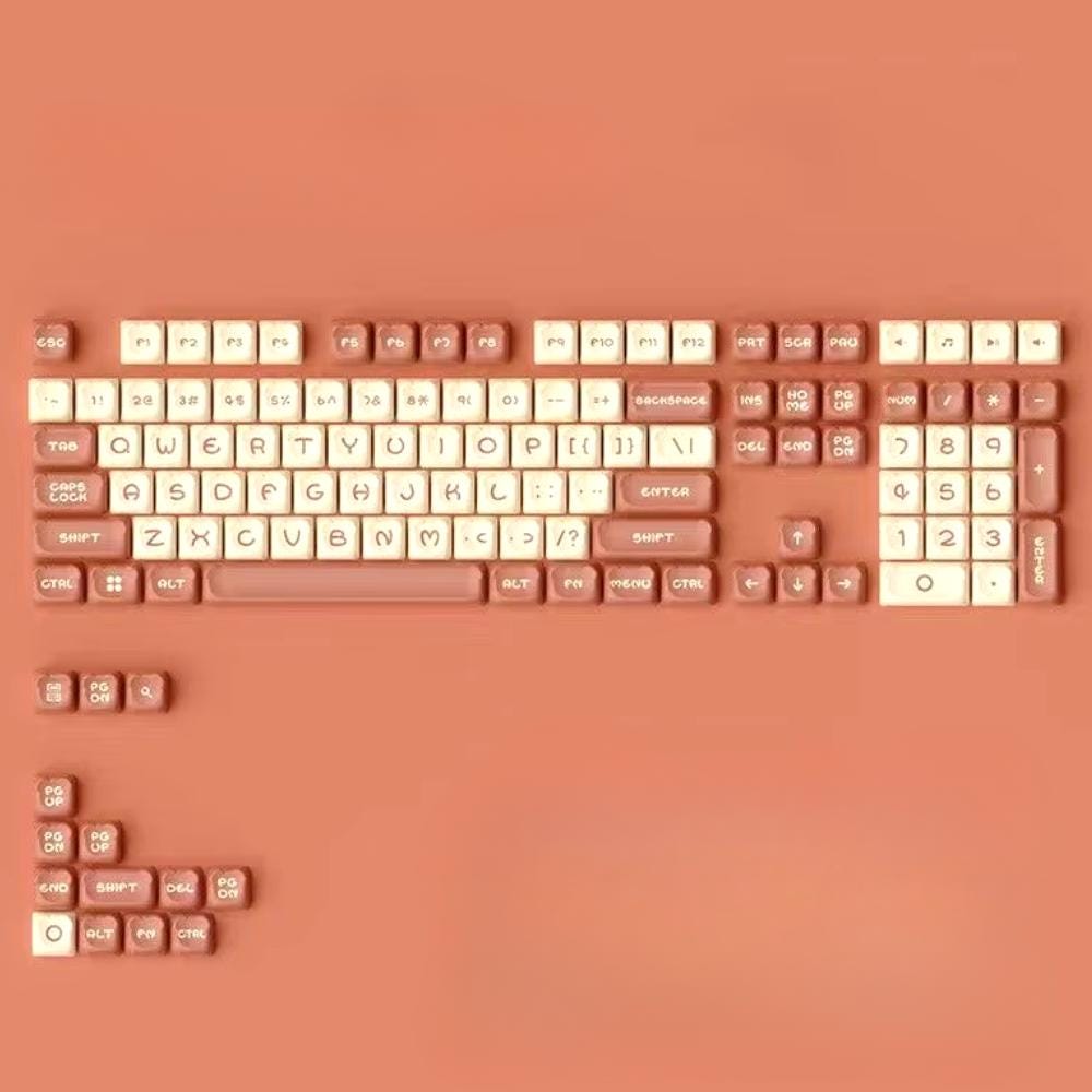 Cute Green Bear-Shaped Keycap Set