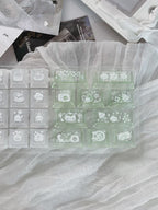 Cute Green Matcha Pastel Artisan Keycap Set