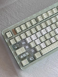 Cute Green Matcha Pastel Artisan Keycap Set
