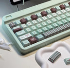 Cute Green Mint Black Chocolate Theme Keycap Set