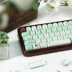 Cute Green Mint Keycap Set