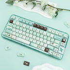 Cute Green Mint Keycap Set