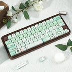 Cute Green Mint Keycap Set