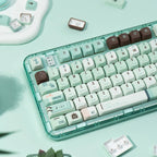 Cute Green Mint Keycap Set