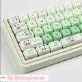 Cute Green Panda Theme Artisan Keycap Set
