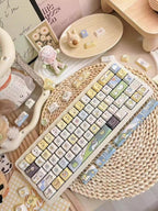 Cute Happy Duck Theme Artisan Keycap Set