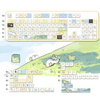 Cute Happy Duck Theme Artisan Keycap Set