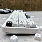 Cute Happy Kitten PBT MOA Keycap Set