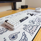Cute Happy Kitten PBT MOA Keycap Set