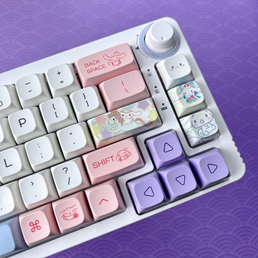 Cute Kawaii Cinnamoroll Theme Keycap Set