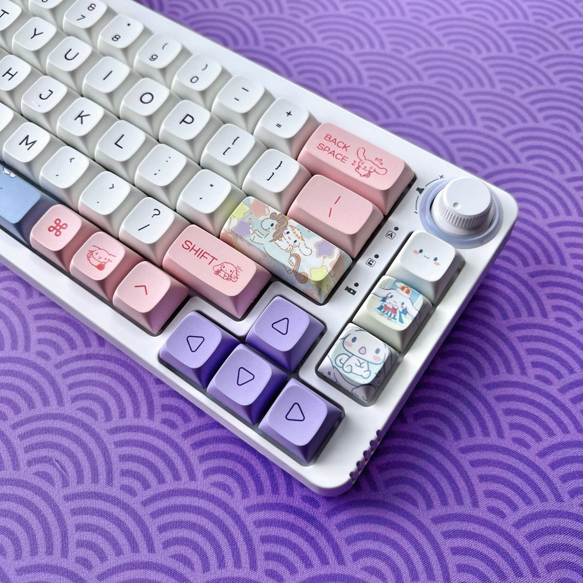 Cute Kawaii Cinnamoroll Theme Keycap Set