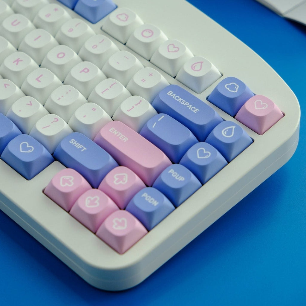 Cute Love Bubble Theme Keycap Set