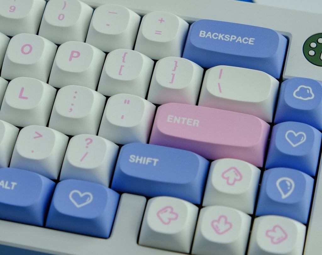 Cute Love Bubble Theme Keycap Set