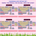 Cute Marsmallow Theme PBT XDA Keycap Set
