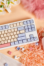 Cute Marsmallow Theme PBT XDA Keycap Set