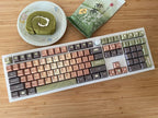 Cute Matcha Green Tea Theme Gradient Keycap Set