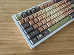 Cute Matcha Green Tea Theme Gradient Keycap Set