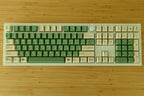 Cute Matcha Tea Theme Green Keycap Set