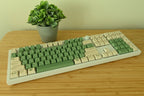 Cute Matcha Tea Theme Green Keycap Set