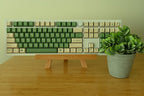 Cute Matcha Tea Theme Green Keycap Set