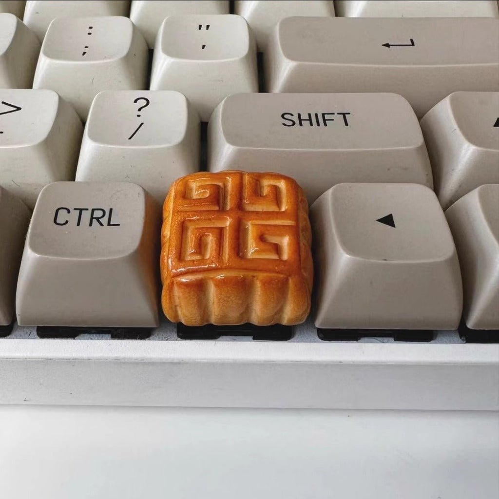 Cute Mooncake Theme Artisan Resin Keycap