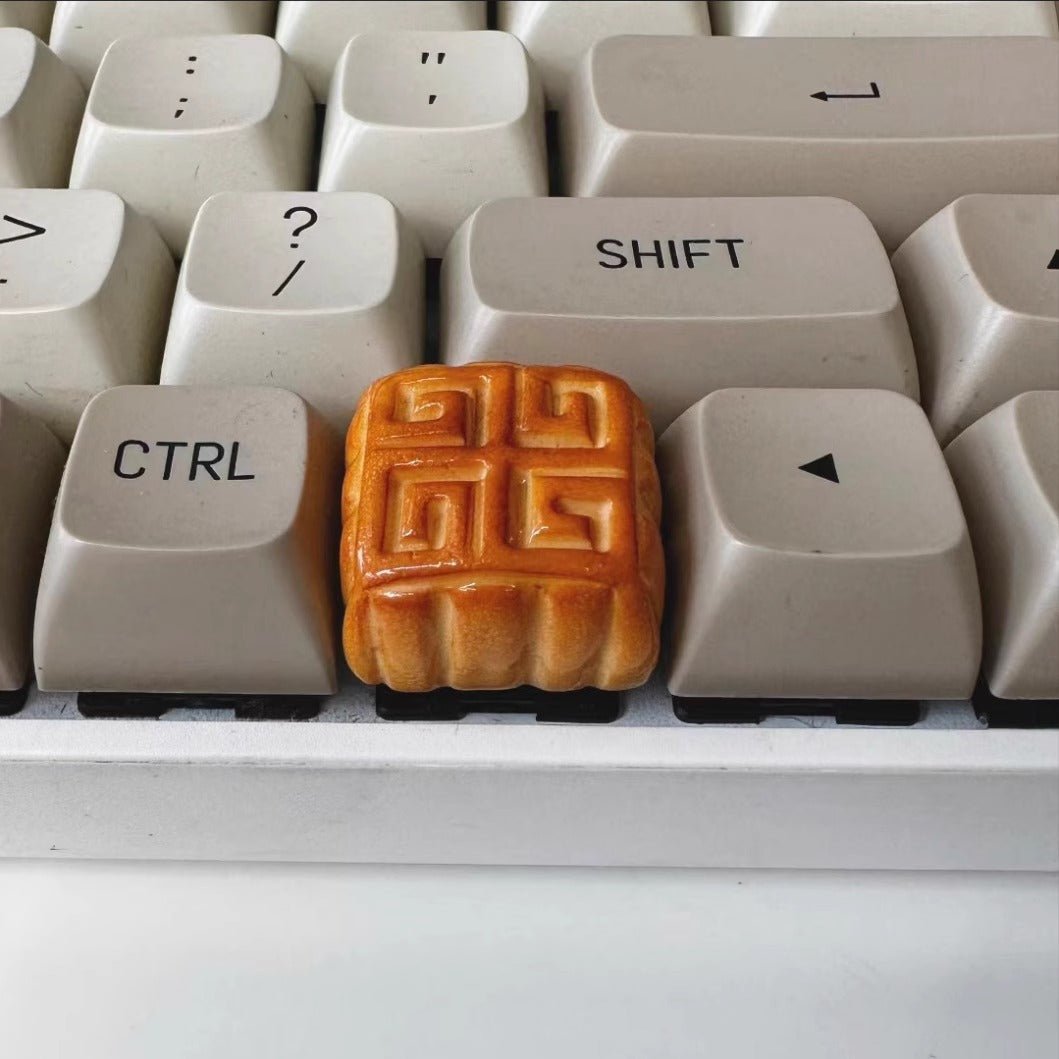 Cute Mooncake Theme Artisan Resin Keycap