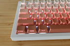 Cute Orange Gradient Backlit Keycap Set