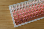 Cute Orange Gradient Backlit Keycap Set