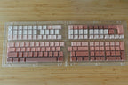 Cute Orange Gradient Backlit Keycap Set
