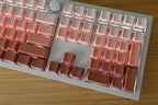 Cute Orange Gradient Backlit Keycap Set