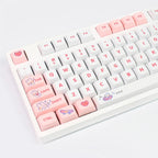 Cute Pink Bunny Theme Artisan Keycap Set