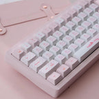Cute Pink Hello Kitty Theme Keycap Set