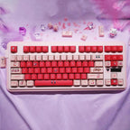 Cute Pink Kirby Theme Artisan Keycap Set