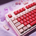 Cute Pink Kirby Theme Artisan Keycap Set