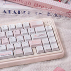Cute Pink Notebook Theme Artisan Keycap Set