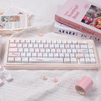 Cute Pink Notebook Theme Artisan Keycap Set