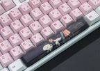 Cute Pink Spy x Family Anya Anime Keycap Set